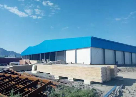 جودة  100m*40m Prefab Steel Structure Workshop House Frame Industrial Building مصنع