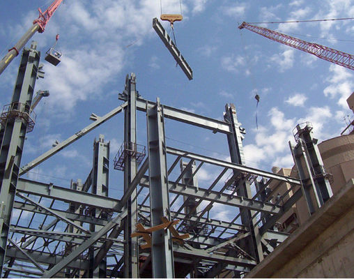 Q355B منصة الهيكل الصلب حسب الطلب منصة الصلب المجلفن ISO9001