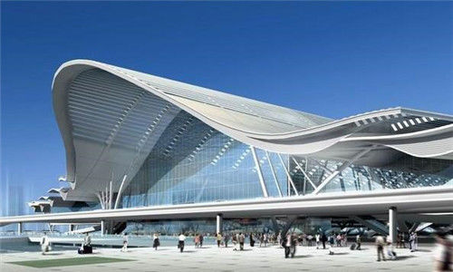 Q235B / Q355B إطار فولاذي تجاري لبناء إطار فولاذي للشبكة