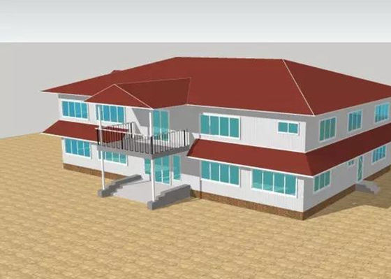 OEM / ODM مبنى الإطار الفولاذي التجاري GB الإنشاءات الفولاذية الجاهزة