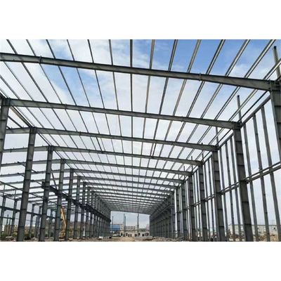Q355B الهيكل الصلب لمستودع ورشة عمل بناء تخزين حريق