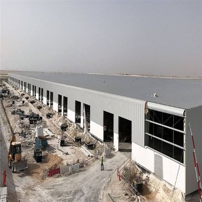 حريق كبير الهيكل الصلب الإطار ورشة عمل الجاهزة ISO9001
