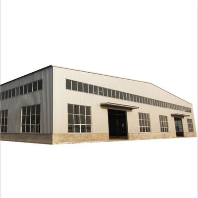 ورشة عمل الهياكل الفولاذية الصناعية الجاهزة للبناء متعدد الوظائف