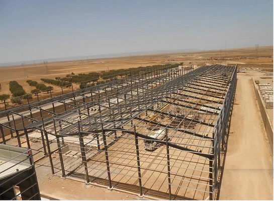 هيكل فولاذي متعدد الوظائف / ورشة بناء فولاذية مسبقة الصنع