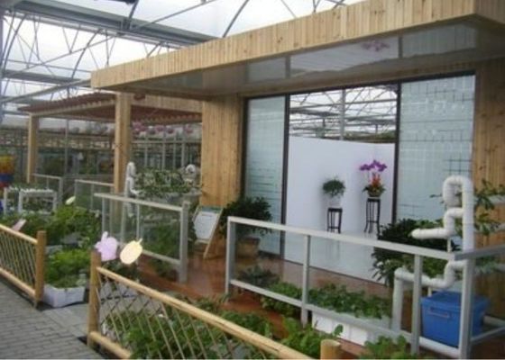 خفيفة الوزن الصلب لمشاهدة معالم المدينة زجاج Venlo Glass Greenhouse Restaurant على شكل مخصص