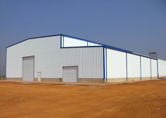 Q235 / Q355 الهيكل الصلب مستودع المباني الجاهزة الهياكل الفولاذية