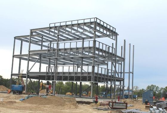 تخصيص Q355B / Q235B الصلب بوابة الإطار البناء الصلب الجاهزة