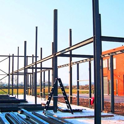 بوابة الهيكل الصلب نظام بناء المستودعات إنشاء الإطار الصلب