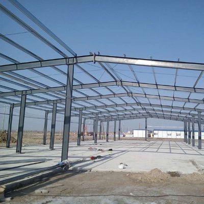 مبنى معدني مسبق التصنيع هيكل فولاذي ورشة عمل هيكل إطار بوابة