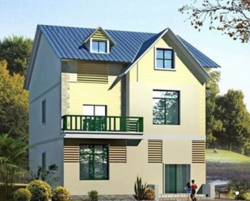 هيكل فولاذي مبنى سكني منزل مصنوع من قبل تصميم مخصص