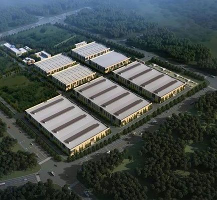 Q235 / Q355 الهيكل الصلب مستودع المباني الجاهزة الهياكل الفولاذية