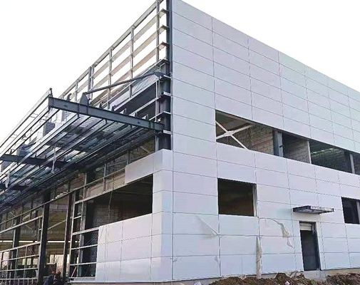مستودع بناء المعدن والصلب مع نوافذ من الألومنيوم / البيكسي