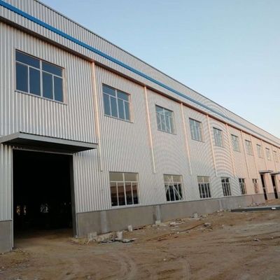 بناء معدن واسع النطاق صناعية هيكل الصلب تصميم مستودع