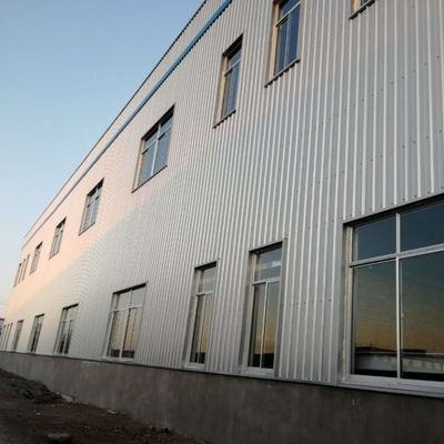 بناء معدن واسع النطاق صناعية هيكل الصلب تصميم مستودع