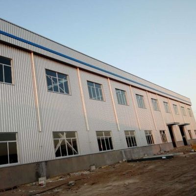 بناء معدن واسع النطاق صناعية هيكل الصلب تصميم مستودع