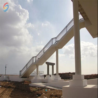 بناء صلب مع إطار مع صلب H-Section المطاط الساخن / المطاوئ لمحطة مترو الأنفاق