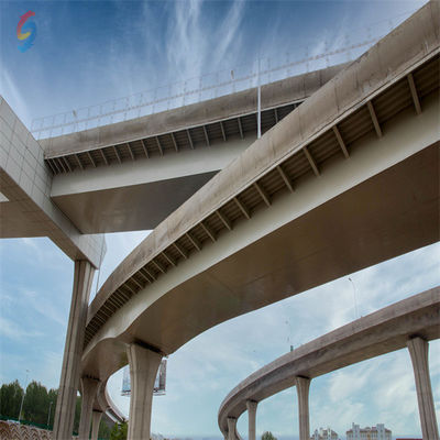 الطريق السريع الفولاذي المسبق المصنوع من الصلب المقاوم والصلب مع مواد الصلب Q355B / Q235B