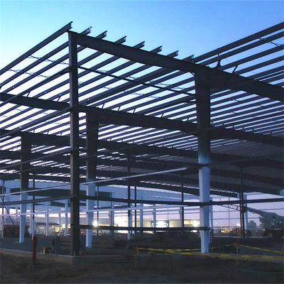 سطح طلاء Q355/Q235 ورشة عمل الهيكل الصلب لمتطلبات العملاء