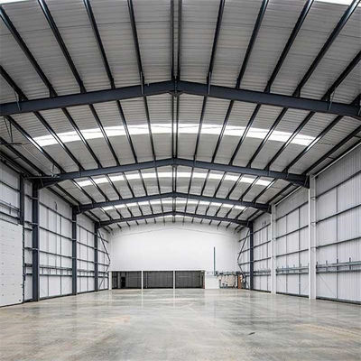 Q355B/ Q235B مستودع هيكل فولاذي مع هيكل بوابة عالية الأداء