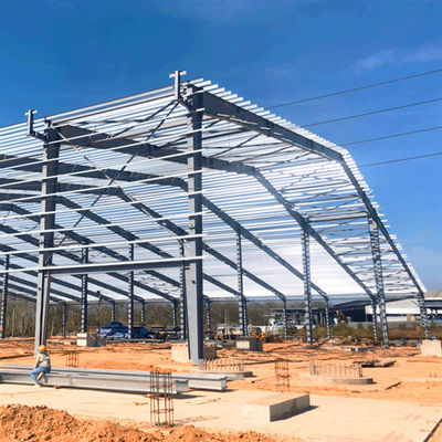 الصلب المقطوعة H الصلبة المطاطية الساخنة العمود والعوارض لبناء ورشة العمل الفولاذية متعددة الاستخدامات