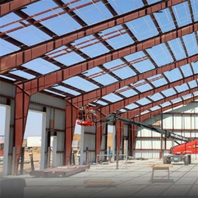 مستودع معدني مع Q355B / Q235B الصلب والمساحة توفير الأبواب شاشة الدوار