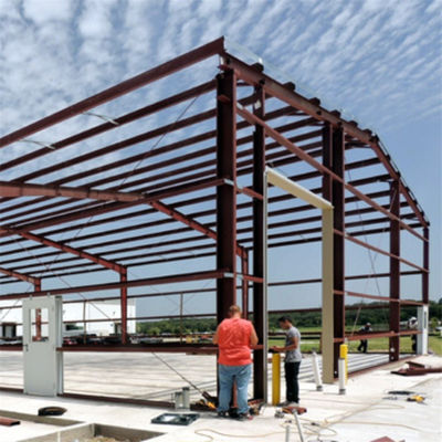 مستودع معدني مع Q355B / Q235B الصلب والمساحة توفير الأبواب شاشة الدوار