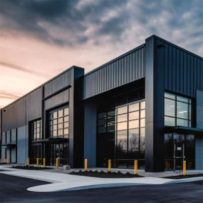 الهيكل الحديدي الحديث الذي يتضمن نوافذ الألومنيوم مناسبة لمشاريع صناعة الضيافة بما في ذلك الفنادق والمنتجعات