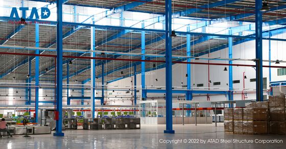 ورشة معالجة وتصنيع هياكل الصلب المصدر المتقدمة