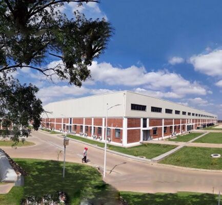 Q355/ Q235 ورشة عمل لهياكل الصلب مع خدمة معالجة إزالة الملفات