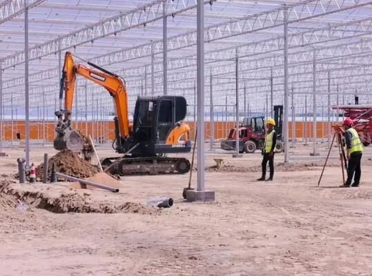 دفيئة من الفيلم البولي إيثيلين المتواصل لزرع الزهور عالية الجودة