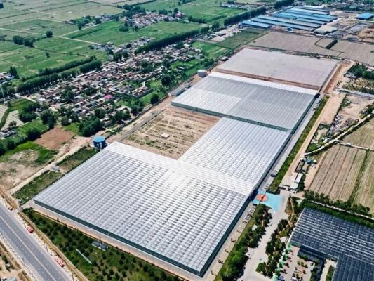 دفيئة زراعة الفاكهة، دفيئة زجاجية كبيرة لمشاهدة المعالم