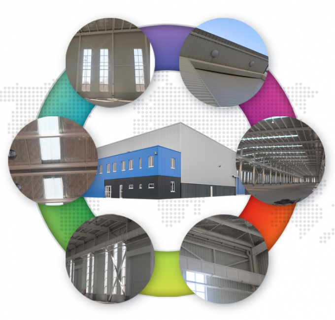 بناء الهيكل الفولاذي المعدني 0