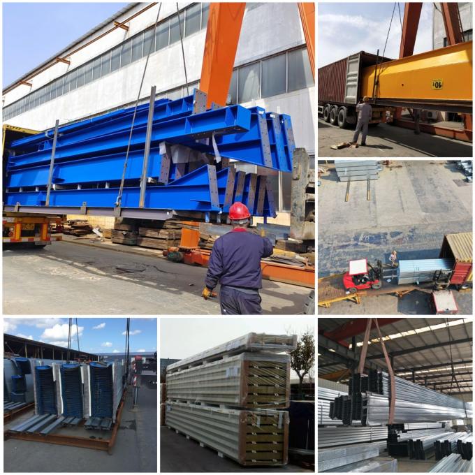 ورشة عمل الهيكل الصلب صناعة بناء H نوع العمود C نوع المدادة 4