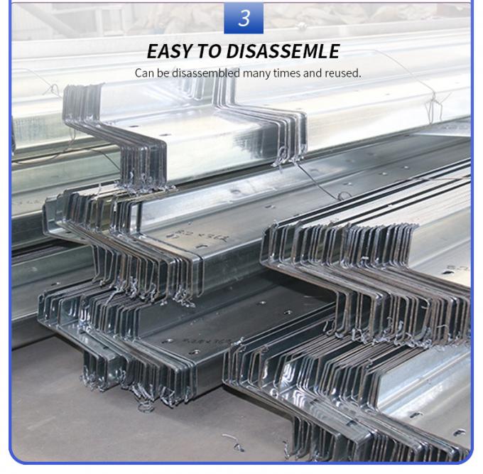 بناء مستودع الهيكل الصلب الشبكة تلفيق تراجع الساخنة المجلفن 2