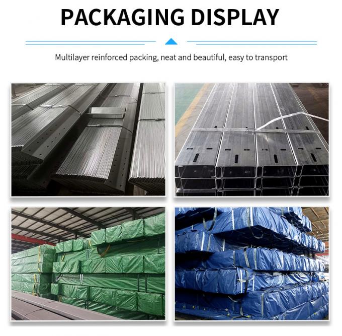 بناء مستودع الهيكل الصلب الشبكة تلفيق تراجع الساخنة المجلفن 4