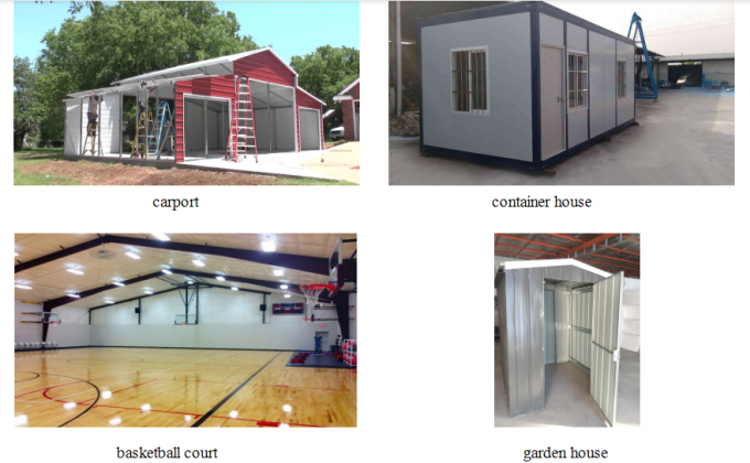 مستودع الهيكل الصلب تصنيع هيكل الإطار الصلب مقياس الضوء 1