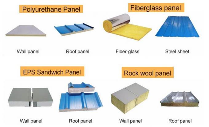40 * 100 هيكل فولاذي شبكي بناء مستودع مزايا منخفضة التكلفة 4